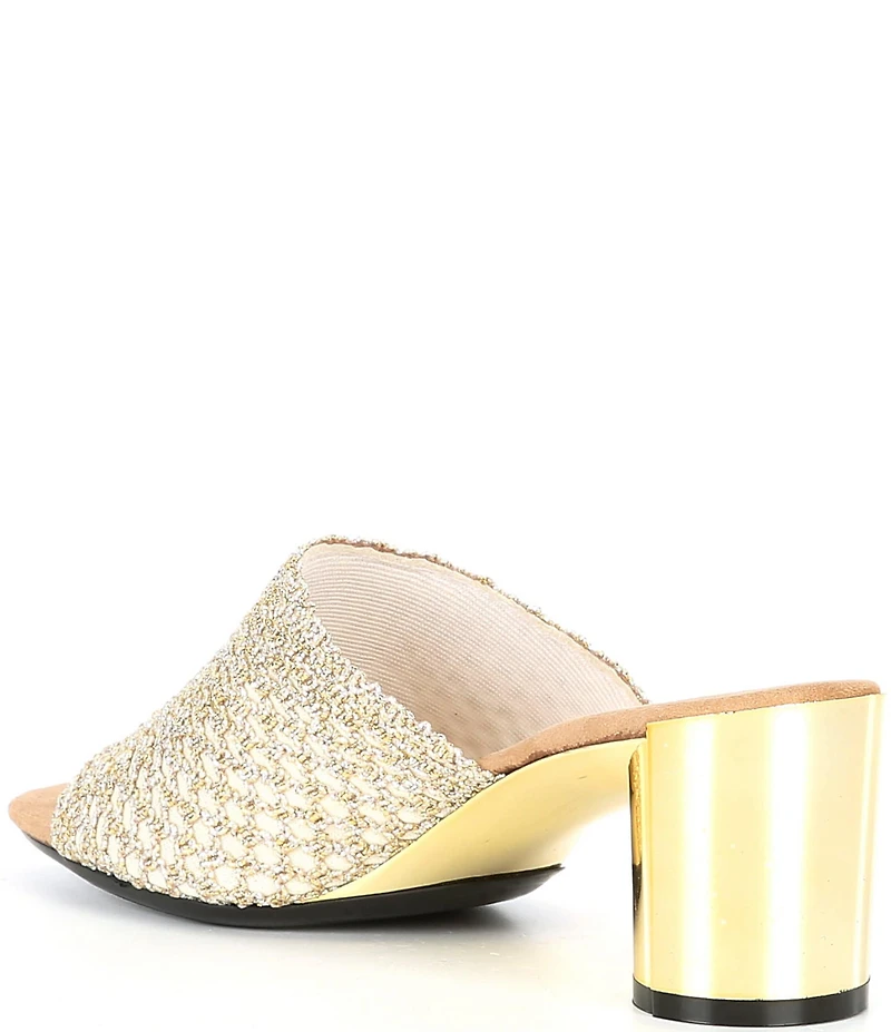 Onex Cookie Metallic Woven Dress Sandals