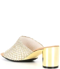 Onex Cookie Metallic Woven Dress Sandals