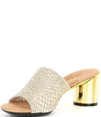 Onex Cookie Metallic Woven Dress Sandals