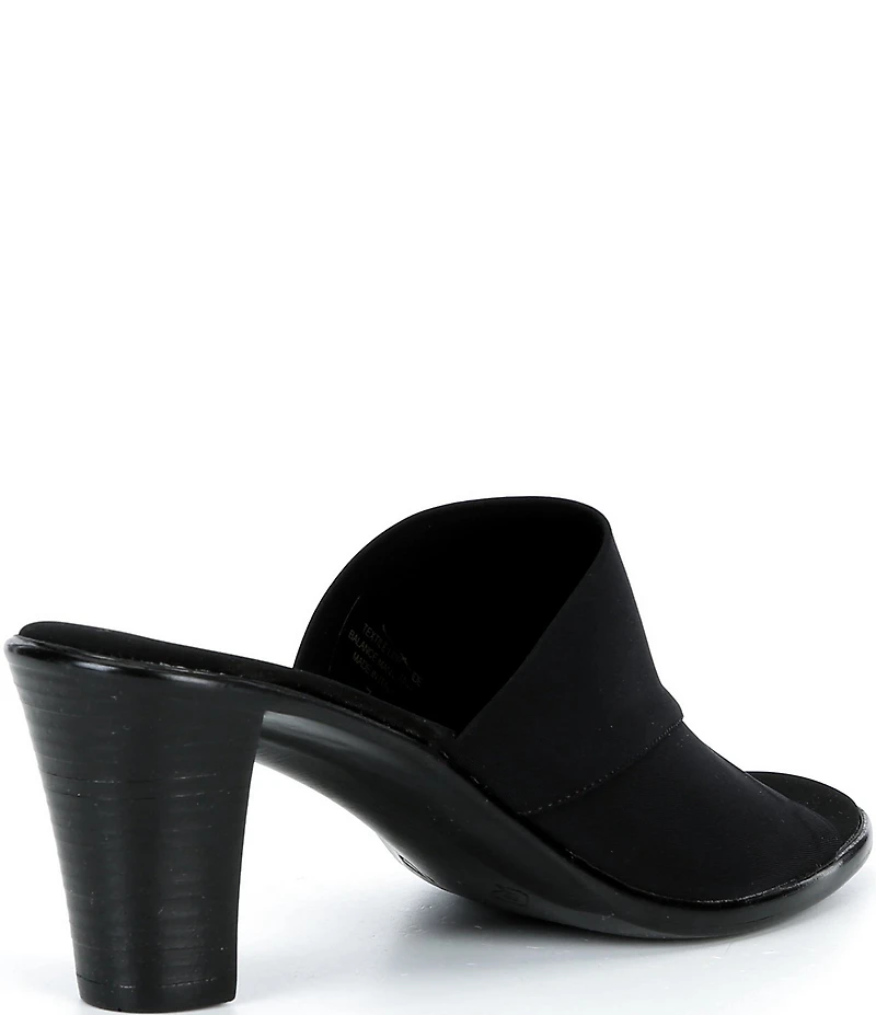 Onex Crista Fabric Banded Slip On High Heel Sandals
