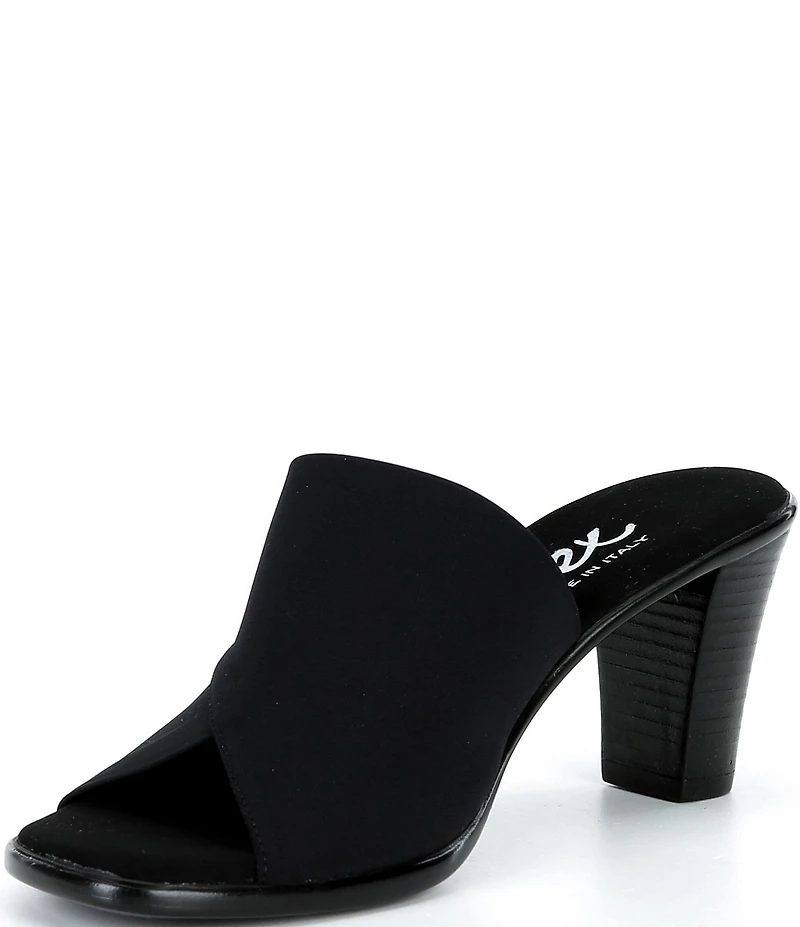 Onex Crista Fabric Banded Slip On High Heel Sandals
