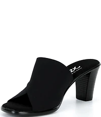 Onex Crista Fabric Banded Slip On High Heel Sandals