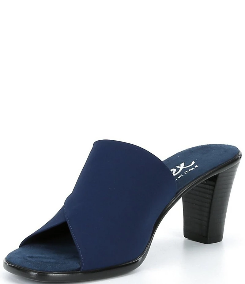 Onex Crista Fabric Banded Slip On High Heel Sandals