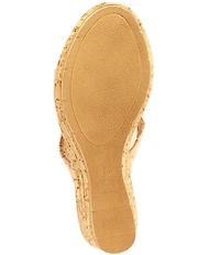 Onex Gayle Cork Criss Cross Wedge Sandals
