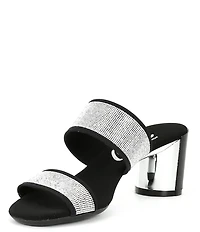 Onex Hanna Rhinestone Embellished Slide Dress Sandals