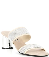 Onex Hanna Rhinestone Embellished Slide Dress Sandals
