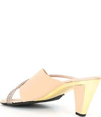 Onex Havana Rhinestone Embellished Slide Sandals