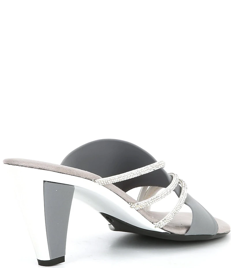 Onex Havana Rhinestone Embellished Slide Sandals