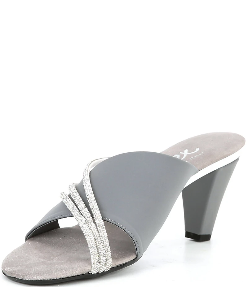 Onex Havana Rhinestone Embellished Slide Sandals