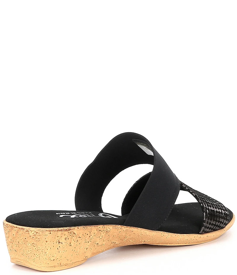Onex Izabel Cork Wedge Slides