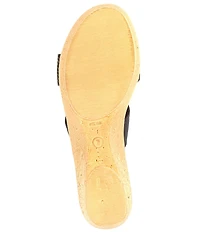 Onex Izabel Cork Wedge Slides