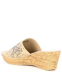 Onex Joline Slip-On Embellished Wedge Sandals