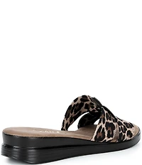 Onex Lino Banded Slip On Wedge Sandals
