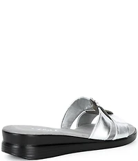 Onex Lino Banded Slip On Wedge Sandals