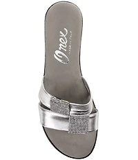 Onex Lino Banded Slip On Wedge Sandals