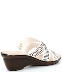 Onex Prelude Studded Embellished Wedge Slide Sandals