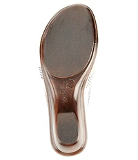 Onex Prelude Studded Embellished Wedge Slide Sandals