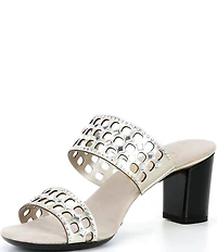 Onex Sonia Embellished Leather Dress Slide Sandals