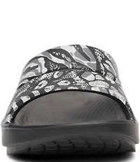 OOFOS Combo Camo Ooahh Limited Edition Slide Sandals