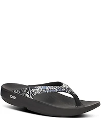 OOFOS Combo Camo Oolala Limited Thong Sandals