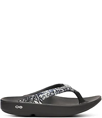 OOFOS Combo Camo Oolala Limited Thong Sandals