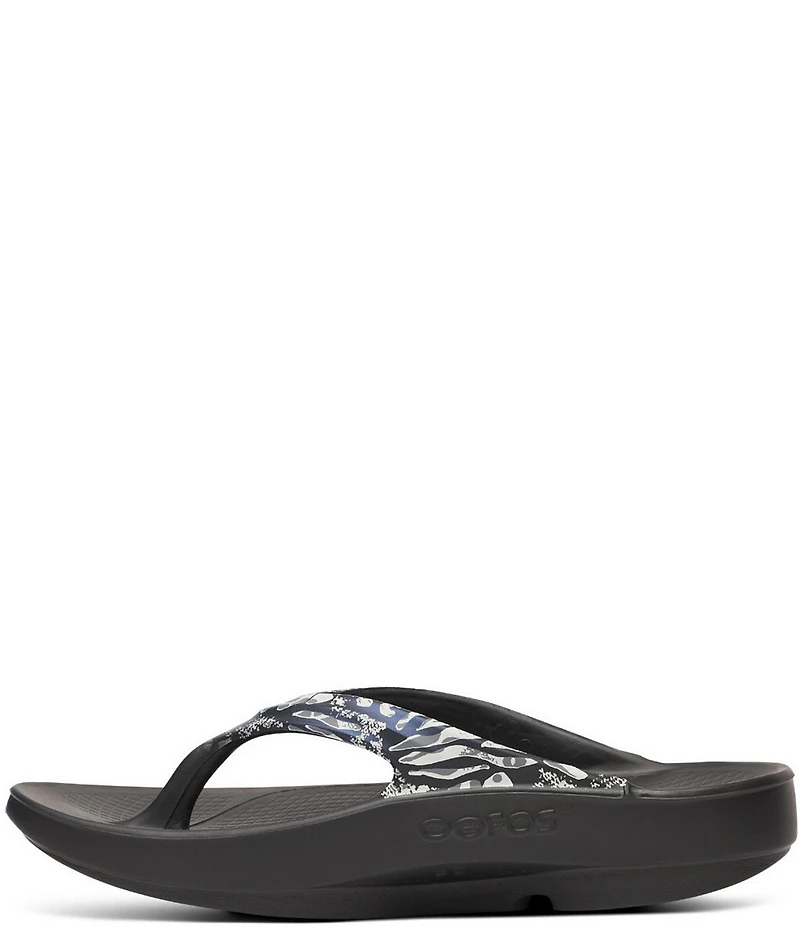 OOFOS Combo Camo Oolala Limited Thong Sandals