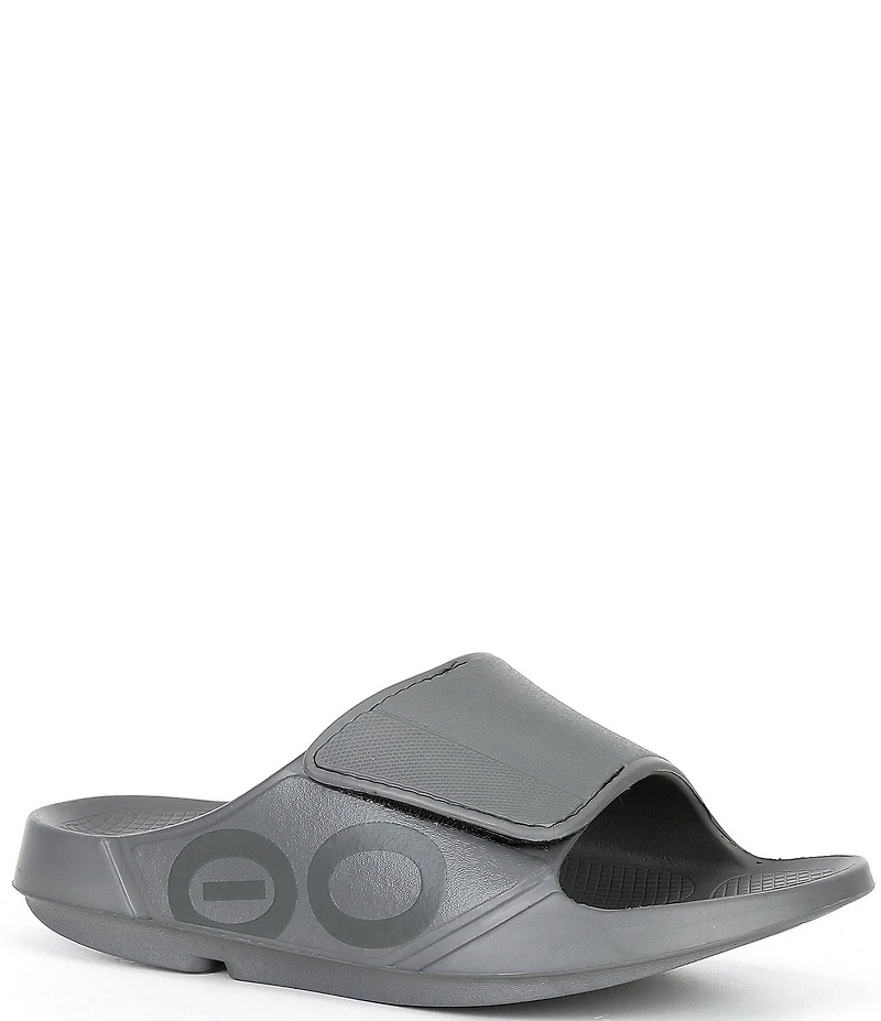 OOFOS Men's OOahh Sport Flex Washable Pool Slide Sandals