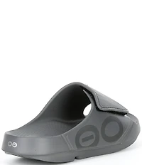 OOFOS Men's OOahh Sport Flex Washable Pool Slide Sandals
