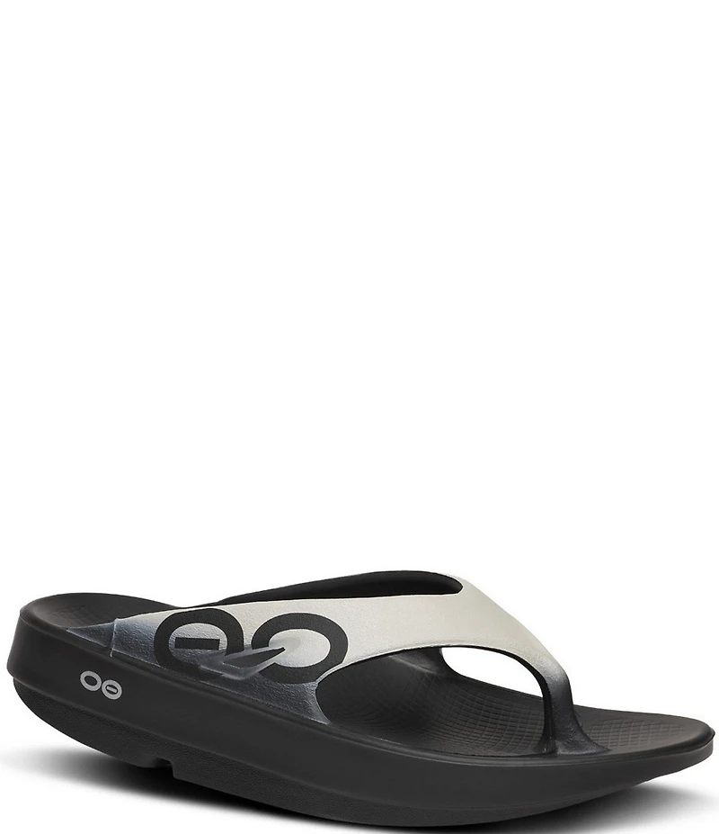 OOFOS Men's OOriginal Ombre Logo Sport Flip-Flops