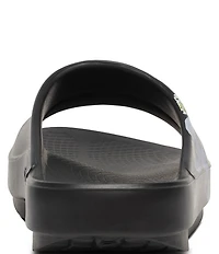 OOFOS OOahh Floral Recovery Platform Slide Sandals