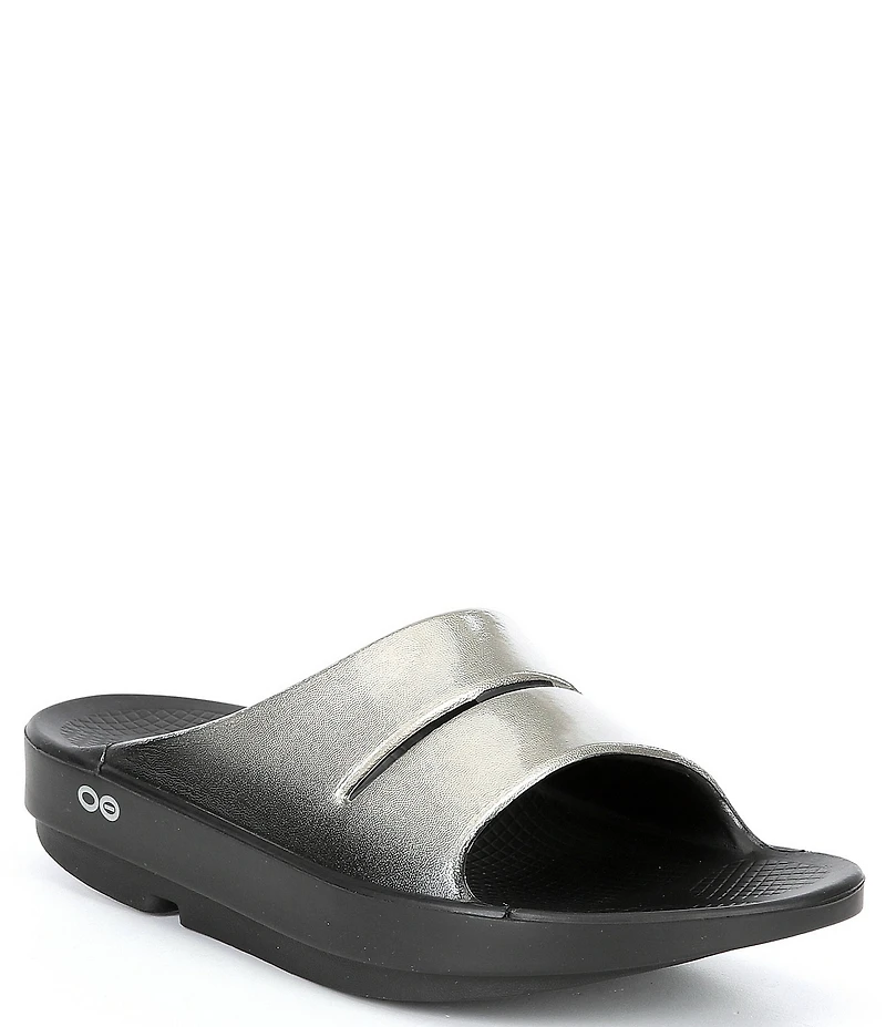 OOFOS OOahh Luxe Recovery Slide Sandals