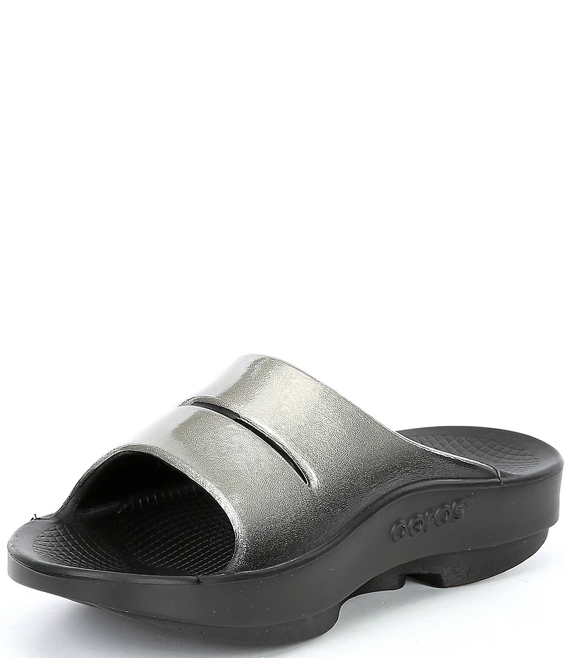 OOFOS OOahh Luxe Recovery Slide Sandals