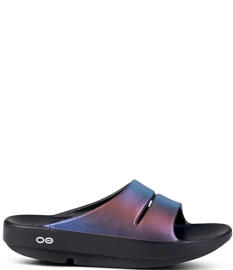 OOFOS OOahh Luxe Recovery Slide Sandals