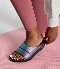 OOFOS OOahh Luxe Recovery Slide Sandals