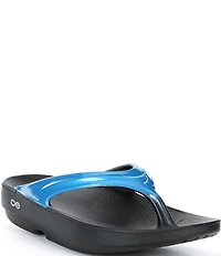 OOFOS Women's OOlala Luxe Recovery Thong Sandals
