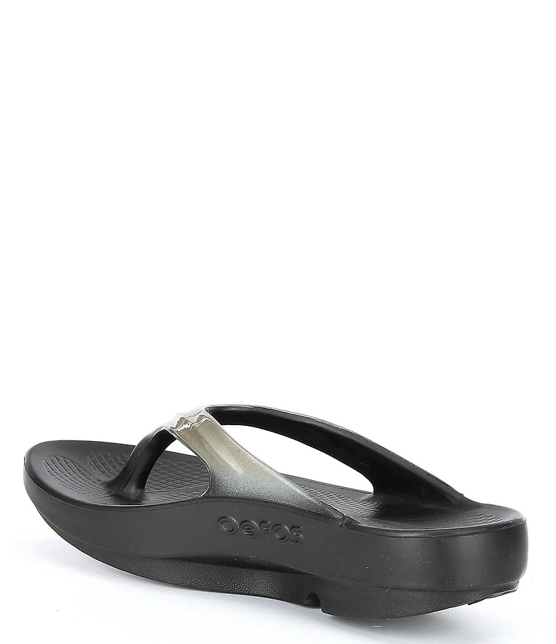 OOFOS Women's OOlala Luxe Recovery Thong Sandals