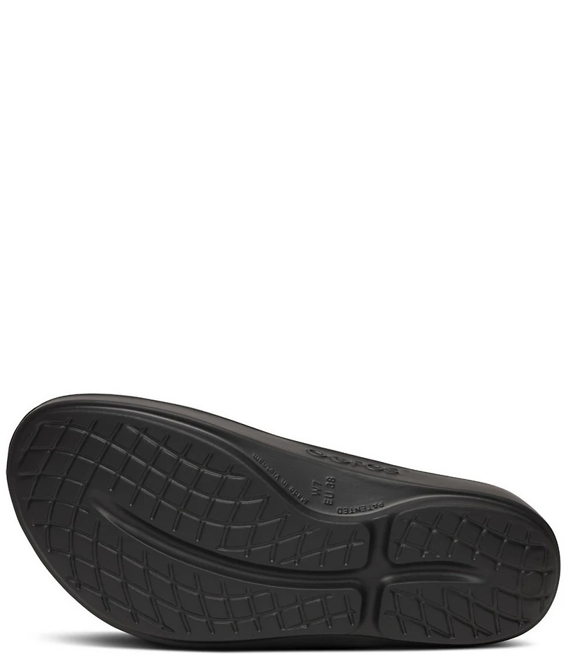 OOFOS OOlala Pebble Print Recovery Thong Sandals
