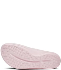 OOFOS OOlala Primrose Print Recovery Thong Sandals