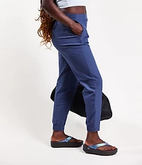 OOFOS OOmega Metallic Recovery Thong Platform Sandals