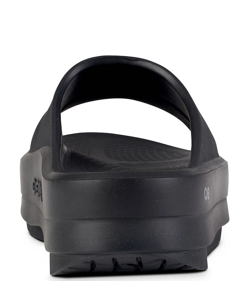 OOFOS OOmega OOahh Recovery Platform Slide Sandals
