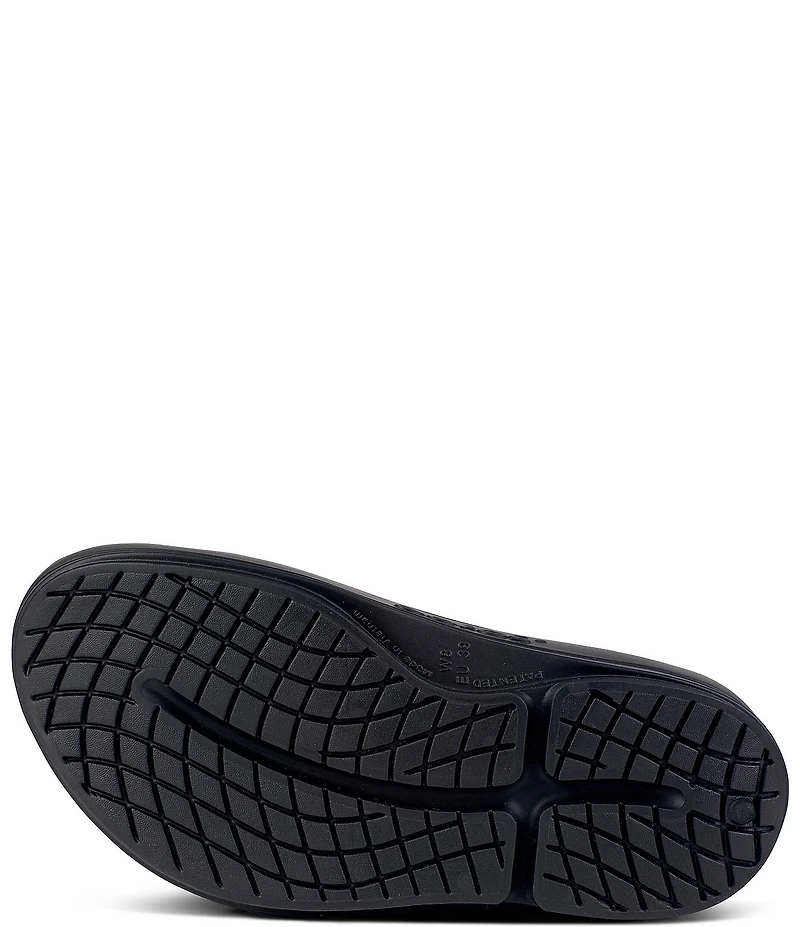 OOFOS OOmega OOahh Recovery Platform Slide Sandals