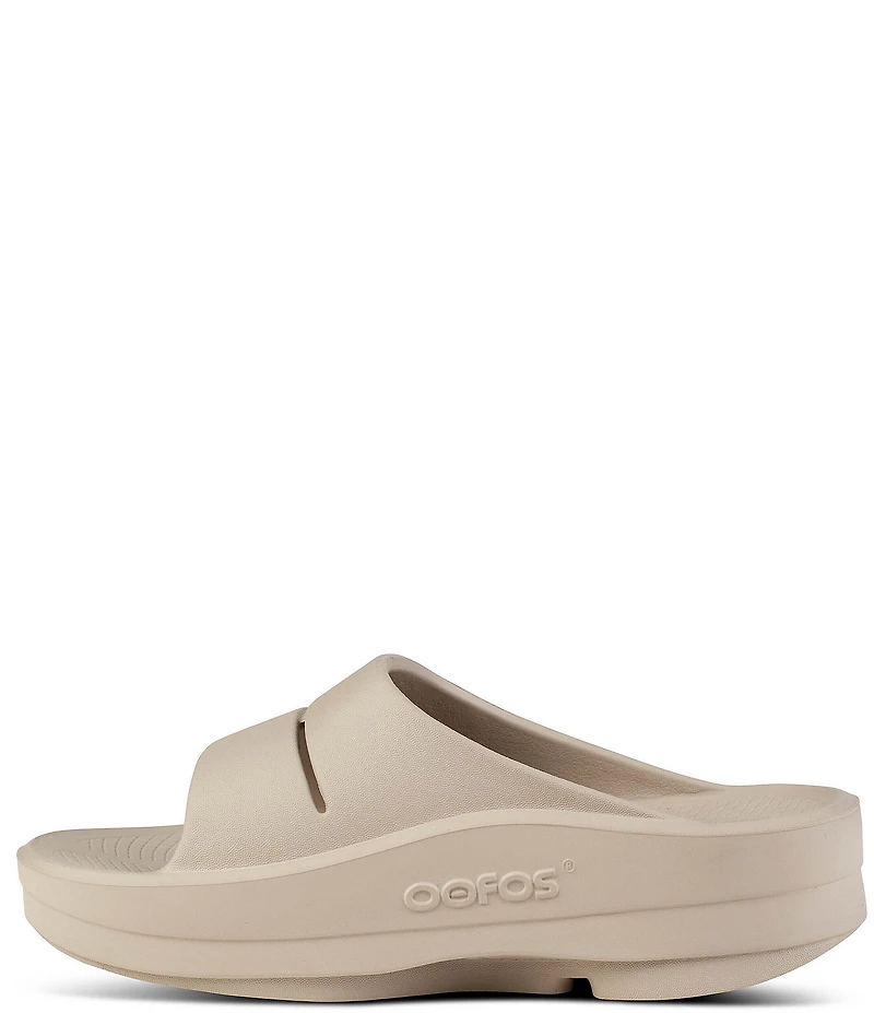 OOFOS OOmega OOahh Recovery Platform Slide Sandals