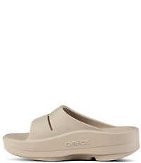 OOFOS OOmega OOahh Recovery Platform Slide Sandals