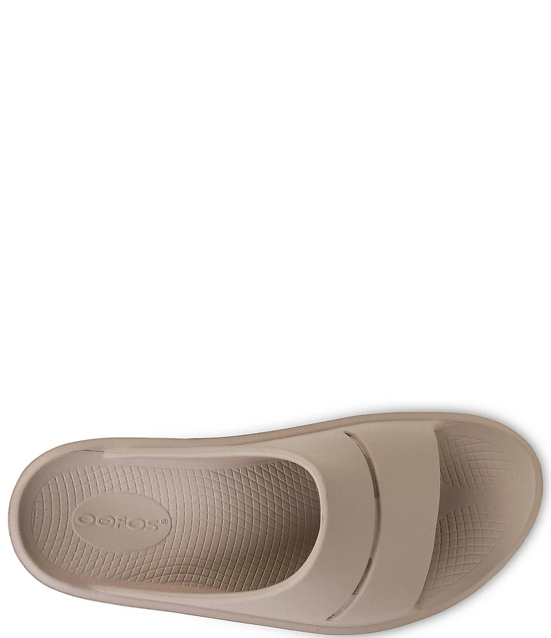 OOFOS OOmega OOahh Recovery Platform Slide Sandals
