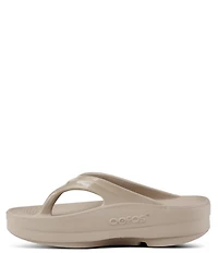 OOFOS OOmega Recovery Thong Platform Sandals