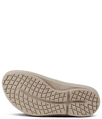 OOFOS OOmega Recovery Thong Platform Sandals