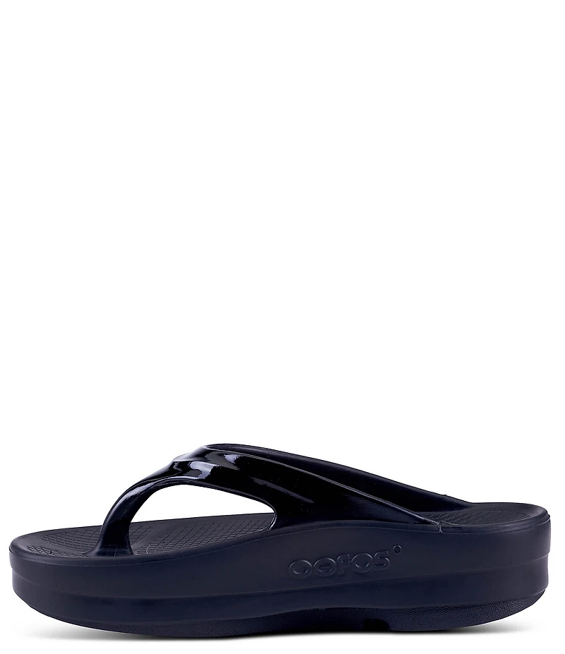 OOFOS OOmega Recovery Thong Platform Sandals