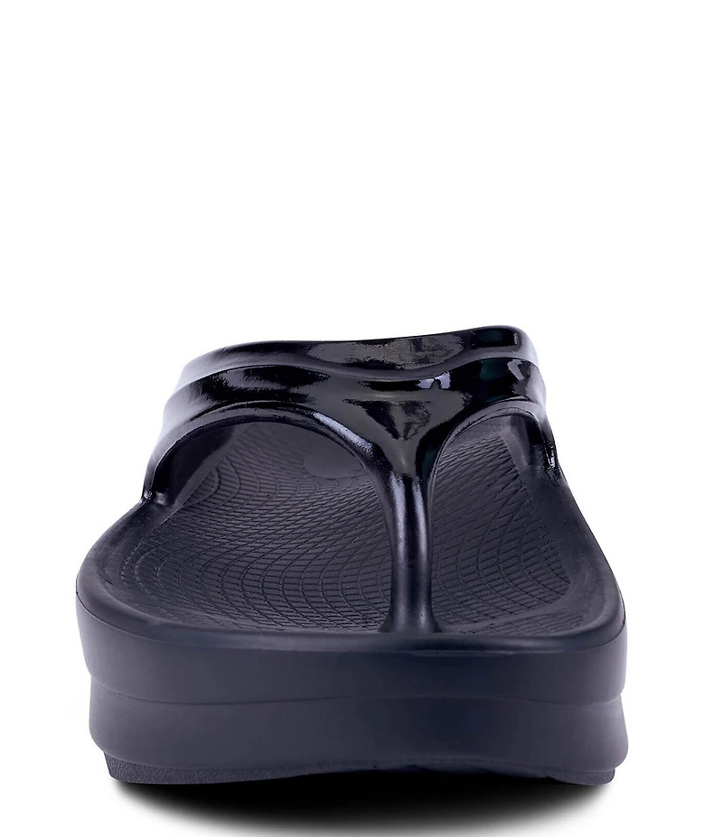 OOFOS OOmega Recovery Thong Platform Sandals