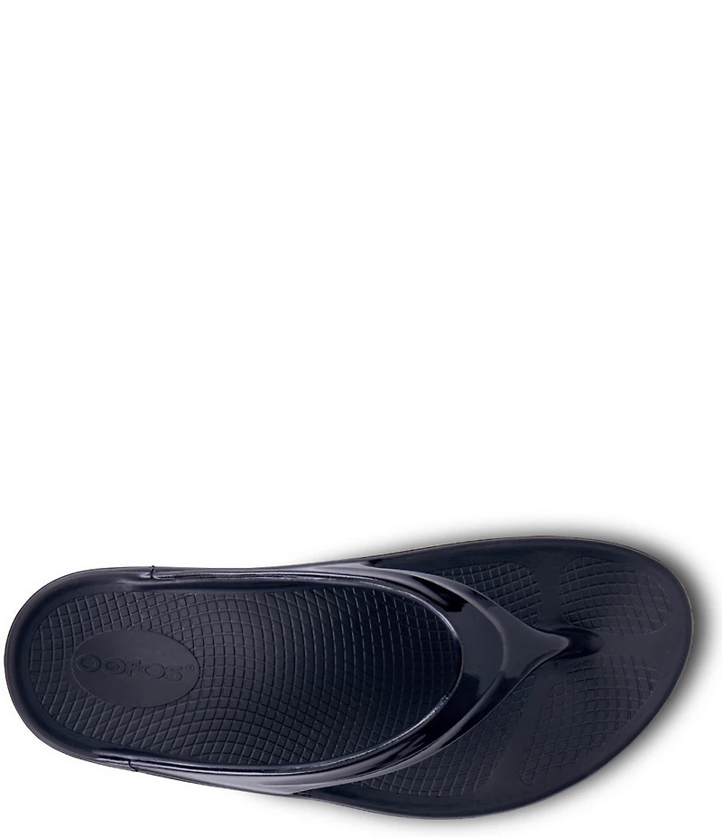 OOFOS OOmega Recovery Thong Platform Sandals
