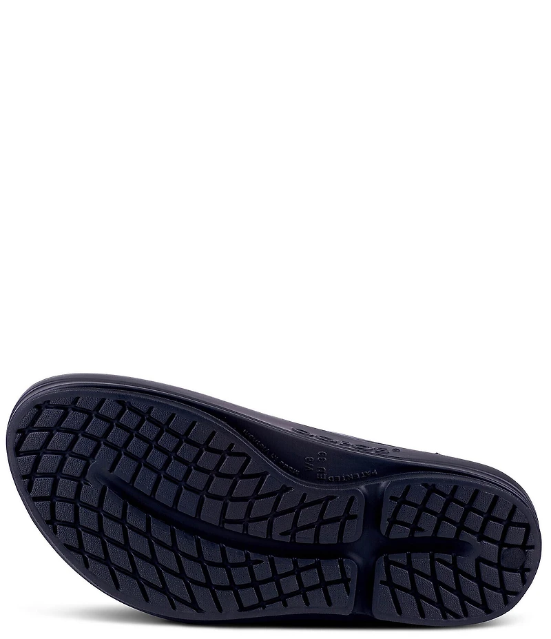 OOFOS OOmega Recovery Thong Platform Sandals